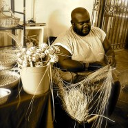 This is Corey. He makes Sweetgrass Baskets.